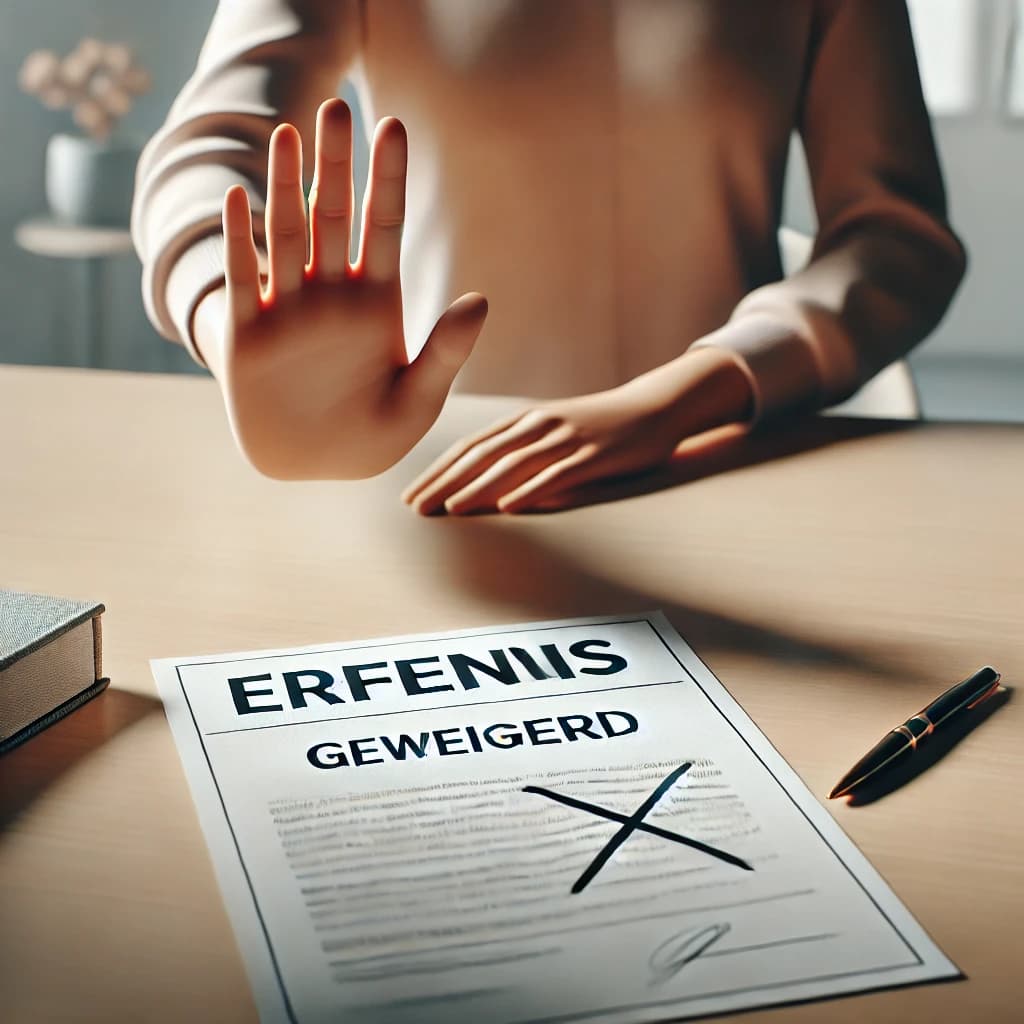 Wat betekent het verwerpen van een erfenis?